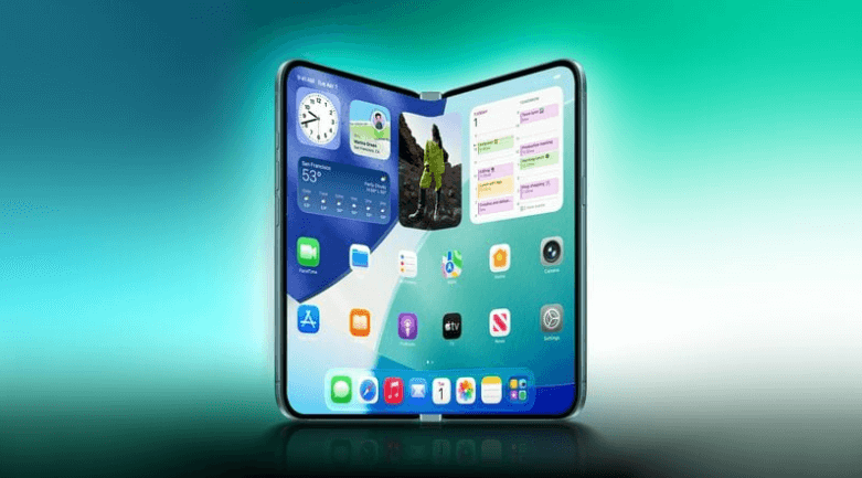折りたたみiPhoneのイメージ(MacRumors)