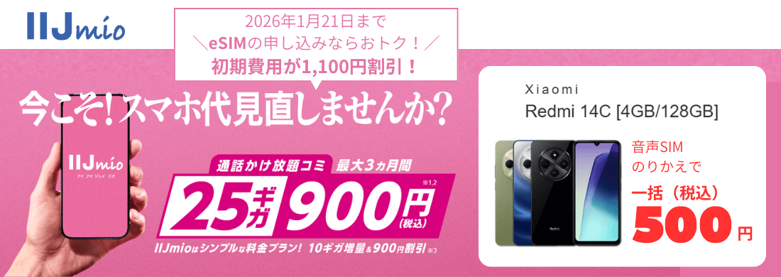 IIJmioハッピースマイルキャンペーン