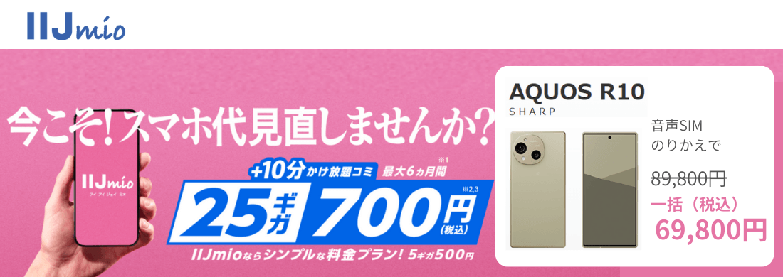 IIJmioハッピースマイルキャンペーン