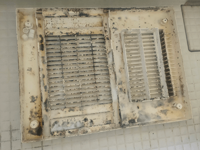 おそうじ革命の浴室クリーニング 換気扇と照明の掃除