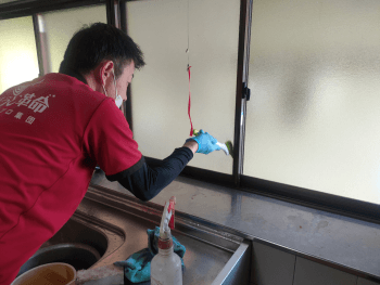 おそうじ革命 キッチンクリーニング 窓・サッシ掃除