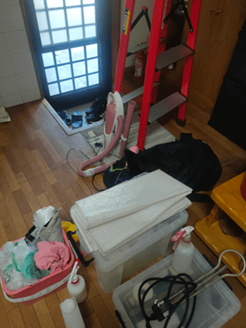 おそうじ革命のキッチンクリーニング:洗剤とお掃除道具