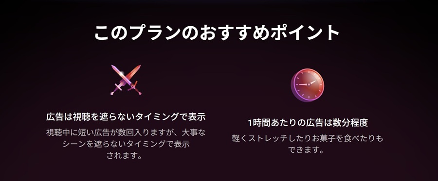Netflixの広告が入る回数