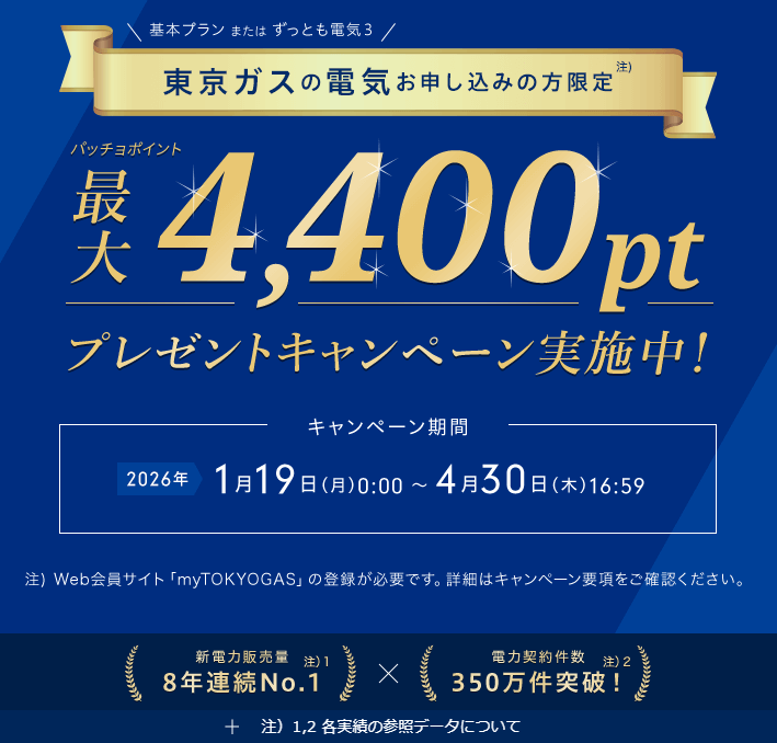 東京ガスの電気