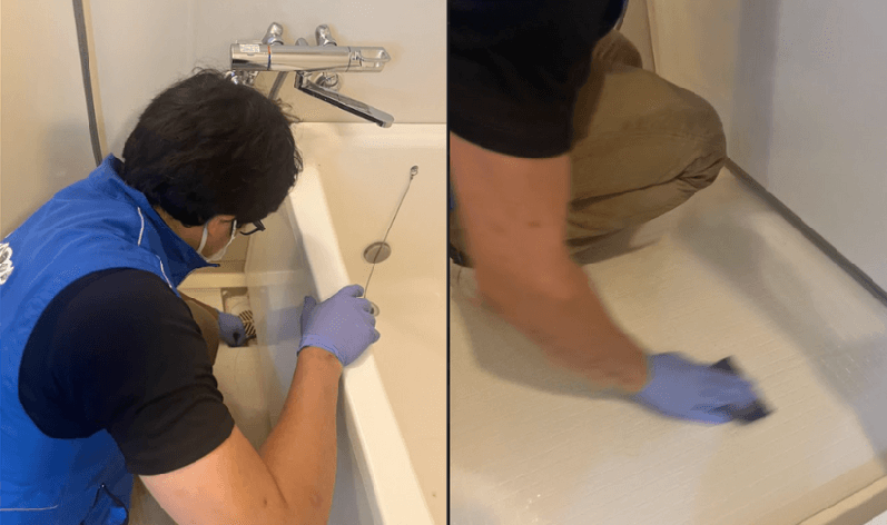 東京ガスのハウスクリーニング 浴槽クリーニング