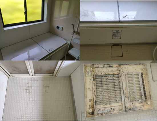 おそうじ革命に掃除を依頼したお風呂全体