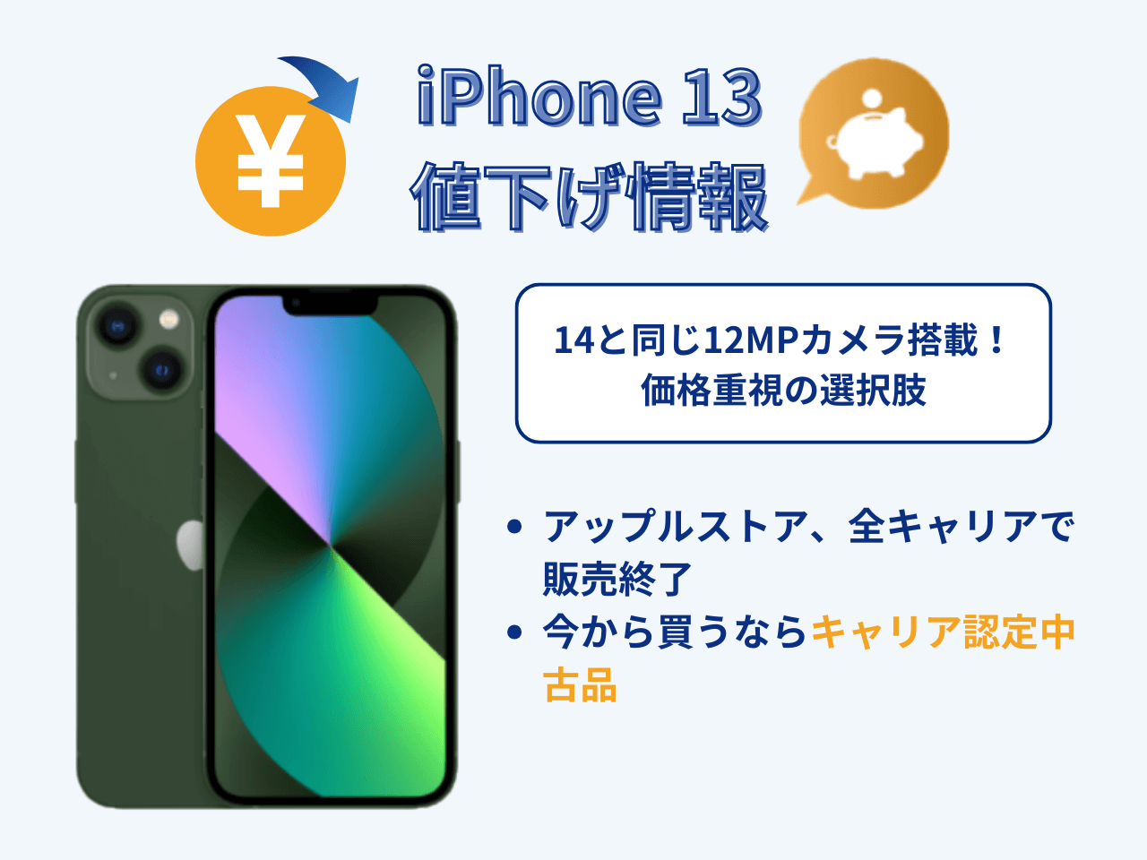 iPhone13の値下げ情報
