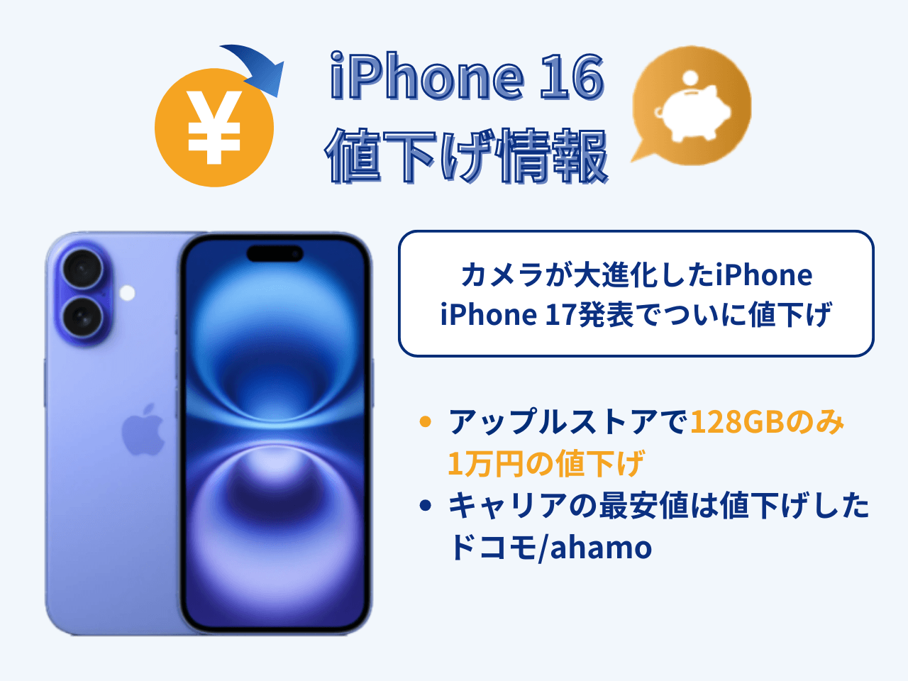 iPhone16の値下げ情報