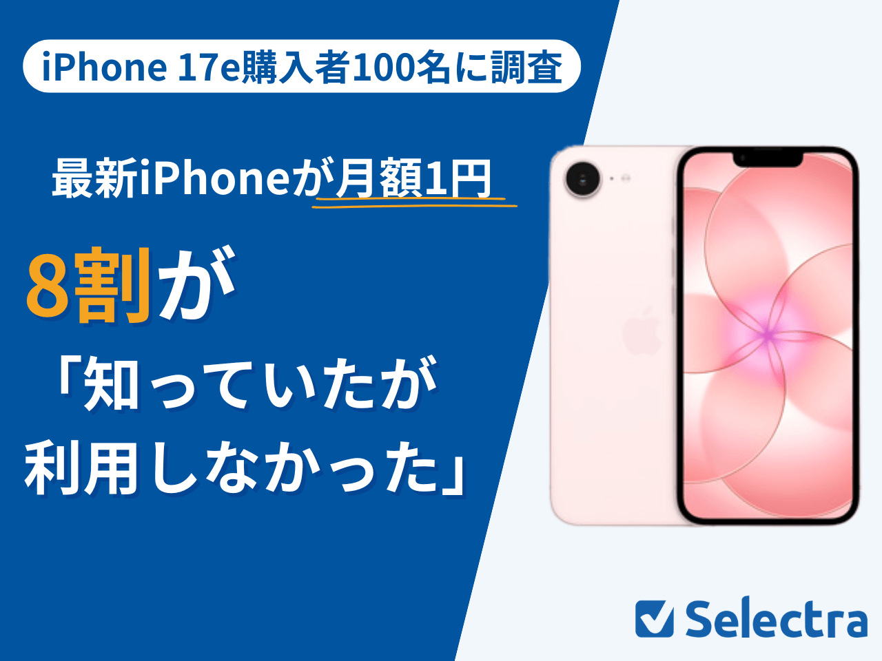 iPhone17eキャンペーン利用実態調査