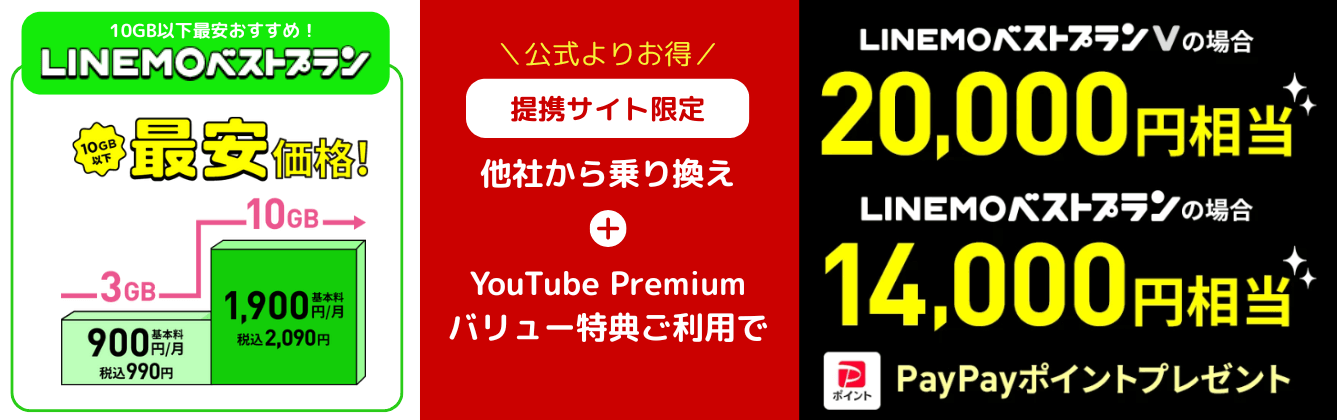 LINEMO乗り換えキャンペーン