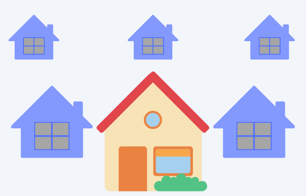 周囲の電気がついていない