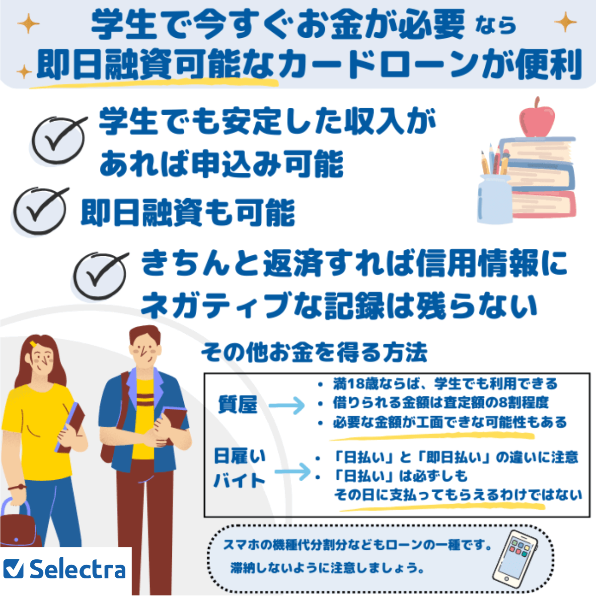 今すぐお金が必要な学生 カードローンの利用が便利