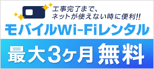 ドコモ光 x GMOとくとくBB ポケット型WiFiルーターレンタル
