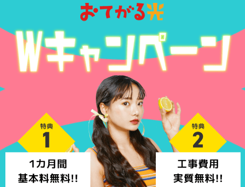 おてがる光 口コミ 評判