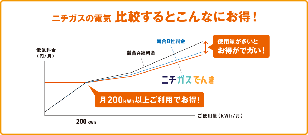 ニチガスのでんき ニチガスのでんき
