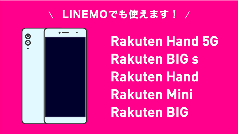 楽天ハンドのLINEMO利用