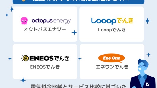 福島で電気が安いおすすめ電力会社&電気料金プランBEST4