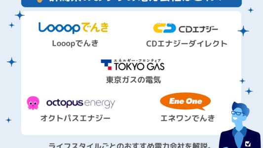 【料金比較のプロが選ぶ】群馬県の電力会社おすすめ5選｜一人暮らしからファミリーまで徹底比較