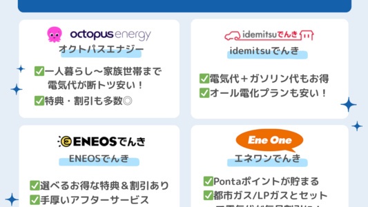 鹿児島県で電気契約におすすめの電力会社💡電気代が安い新電力ランキング【[current-date:jp_year_month]最新】
