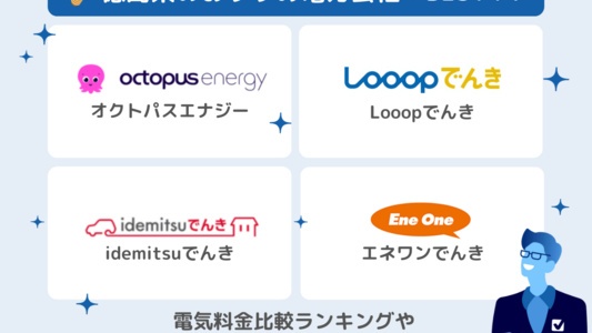 徳島県の電気契約でおすすめの電力会社💡電気代が安い新電力ランキング【2025年7月最新】