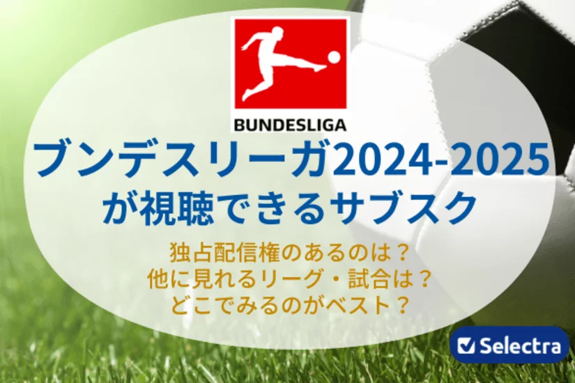 ブンデスリーガ2024-2025はどこでみれる?無料視聴する方法、安く見る方法はある?