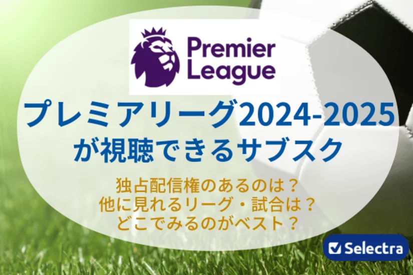 プレミアリーグ2024-2025はどこでみれる?無料視聴する方法、安く見る方法はある?