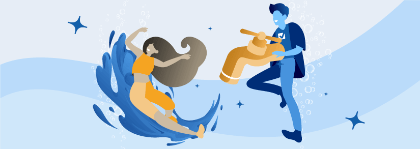 水道の挿絵