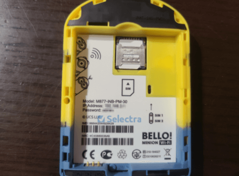 ミニオンWiFi端末画像