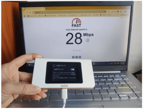 WiFi東京プリペイド実機