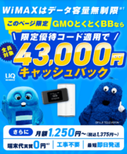 GMOとくとくBBWiMAX公式サイト