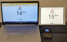 リチャージWiFi速度測定