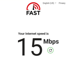 STAR WiFi通信速度測定