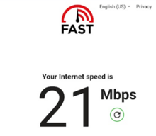 STAR WiFi通信速度測定