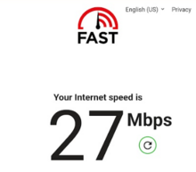 STAR WiFi通信速度測定