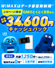 TokuB WiMAX公式サイト