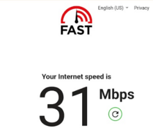 WiFi東京プリペイドの速度測定結果