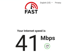 WiFi東京プリペイドの速度測定結果