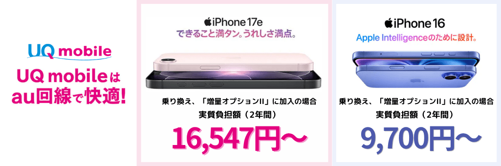 UQモバイルキャンペーン